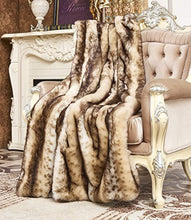 Load image into Gallery viewer, Faux Fur Throw, Fur Blankets Super Soft  60&quot;x70 - EK CHIC HOME