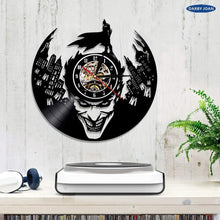 Load image into Gallery viewer, Joker Gotham City Led Vinyl Wall Clock Wall Lighting Color Change - EK CHIC HOME