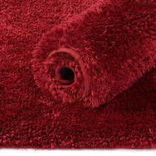 Load image into Gallery viewer, Walensee Shaggy 2 Piece Bath Rug Set, (2 Pack Set, Red Sedona) - EK CHIC HOME