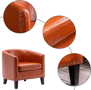 Elegant Barrel Chairs Set of 2 for Living Room - EK CHIC HOME