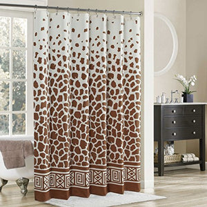 Leopard Shower Curtain,Fabric Shower - EK CHIC HOME