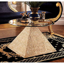 Load image into Gallery viewer, Great Egyptian Pyramid of Giza Sculptural Glass-Topped Table - EK CHIC HOME