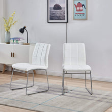 Load image into Gallery viewer, Leather Accent Chair - Living Room Chairs with Extra-Thick Cushion - EK CHIC HOME