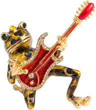 Load image into Gallery viewer, Hand Painted Enameled Frog Style Decorative Hinged Jewelry Trinket Box - EK CHIC HOME