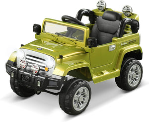 Kids Ride-on Car, Off-Road Truck with MP3 Connection, and Remote Control, 12V Motor - EK CHIC HOME