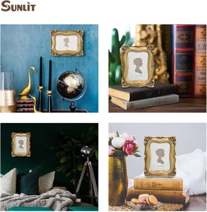 5x7 Inch, Luxury Antique Photo Frames with Glass Front - EK CHIC HOME