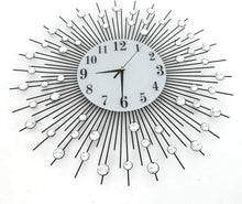 Load image into Gallery viewer, Wall Clock Modern 3D Crystal Wall Clock Vintage Metal Luxury Sparkling - EK CHIC HOME
