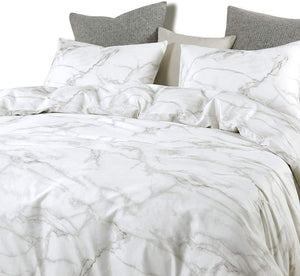 Marble Comforter Set, 100% Cotton - EK CHIC HOME