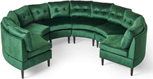 Load image into Gallery viewer, Glam Velvet Modular 6 Seater Sectional, Emerald - EK CHIC HOME