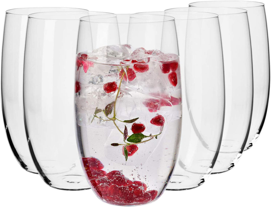 Set of 6 Pieces | 17.2 oz | Blended Collection | Ideal for Home, Restaurant - EK CHIC HOME