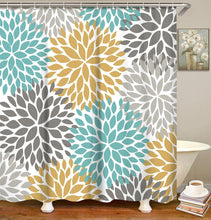 Load image into Gallery viewer, Dahlia Shower Curtain with Hooks - EK CHIC HOME