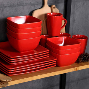 Series SOHO, Porcelain Dinnerware Sets,16 Pieces - EK CHIC HOME