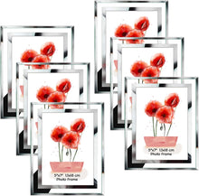 Load image into Gallery viewer, 5x7 Glass Picture Frames Only Desktop Display Set, 6 Pack - EK CHIC HOME