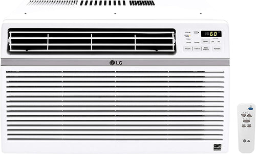 LG 10,000 BTU 115V Window-Mounted Air Conditioner with Remote Control - EK CHIC HOME