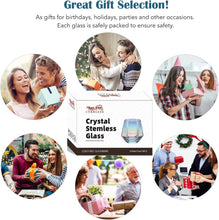 Load image into Gallery viewer, Stemless Wine Glass Set Of 4(10 Oz),Iridescent Glassware For Gift , - EK CHIC HOME