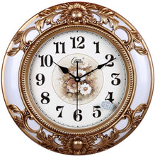 Load image into Gallery viewer, 20-inch European-Style Hanging Clock Quartz (Color : Agate Brown) - EK CHIC HOME