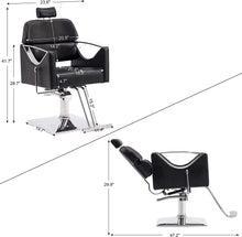 Load image into Gallery viewer, BarberPub Classic Recliner Barber Chair - Heavy Duty - EK CHIC HOME