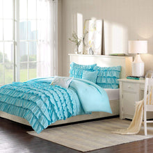 Load image into Gallery viewer, Waterfall Comforter Set Blush Full/Queen - EK CHIC HOME