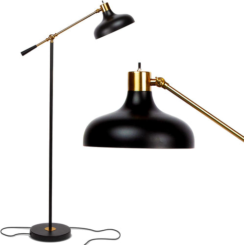 Industrial Floor Lamp  - Rustic Farmhouse Reading Lamp - EK CHIC HOME