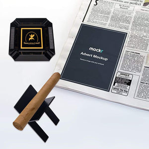 Luxe Cigar/Cigarette Ashtray SET - EK CHIC HOME