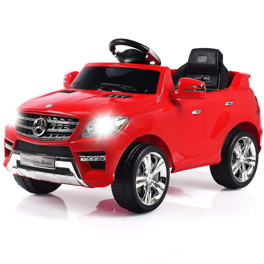 Licensed Mercedes Benz ML350 6V Electric 2WD Battery Powered Kids Vehicle, Parental Remote Control & Manual Modes - EK CHIC HOME