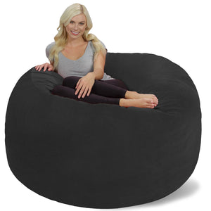 Chill Sack Bean Bag Chair: Giant 6' Memory Foam Furniture Bean Bag - EK CHIC HOME