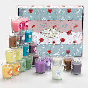 Scented Candles, Anxiety Reducer  - 20 Pack - EK CHIC HOME