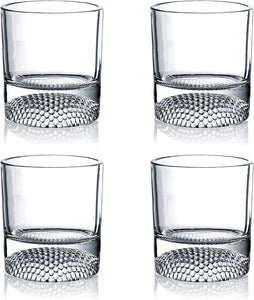 Golf Ball Whiskey Glasses Set of 4 - 8oz Golf Gifts - EK CHIC HOME