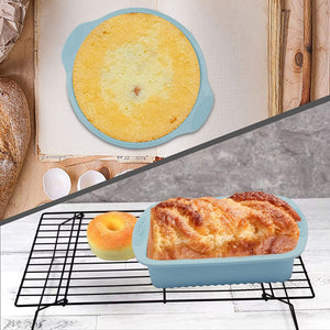 5 Pcs Silicone Bakeware Set Nonstick Baking Pans Cake Molds Set - EK CHIC HOME