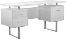 Load image into Gallery viewer, Computer Desk with Drawers - Contemporary Style - 60&quot; L - EK CHIC HOME