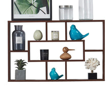 Load image into Gallery viewer, 7 Cubes Floating Shelf, Geometric Wall Mounted Cube Shelves for Display and Storage, White Finish - EK CHIC HOME