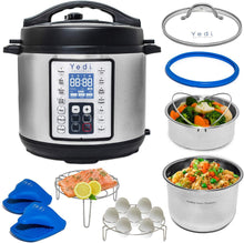 Load image into Gallery viewer, 9 in 1 Total Package Instant Programmable Pressure Cooker, 6 Quart - EK CHIC HOME