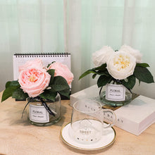 Load image into Gallery viewer, Artificial Flowers in Vase Peonies - Touch Like Real Centerpieces - EK CHIC HOME