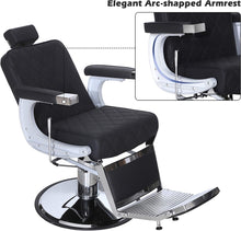 Load image into Gallery viewer, Heavy Duty Metal Vintage Barber Chair All Purpose Recline - EK CHIC HOME