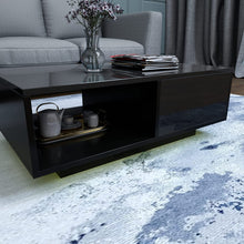 Load image into Gallery viewer, High Gloss Coffee Table with 16 Colors LED Lights, - EK CHIC HOME