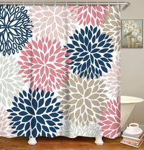 Load image into Gallery viewer, Dahlia Shower Curtain with Hooks - EK CHIC HOME