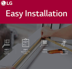 LG L 11,500 BTU 230V Through-The-Wall Remote Control Air Conditioner - EK CHIC HOME