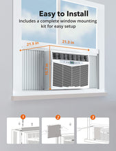 Load image into Gallery viewer, Window Air Conditioner 10000 BTU with Digital Display, 3 Fan Speeds - EK CHIC HOME