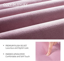 Load image into Gallery viewer, Vertical Channel Platform Bed Frame / Velvet Upholstered - EK CHIC HOME