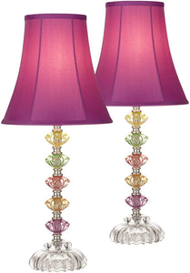 Bohemian  Chic Style Accent Table Lamps Set of 2 - EK CHIC HOME