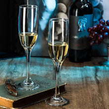 Load image into Gallery viewer, 6 oz Champagne Glasses, Champagne Flutes Set of 12 - EK CHIC HOME