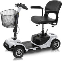 Load image into Gallery viewer, 4 Wheel Mobility Scooter - Electric Powered Wheelchair Device - Compact Heavy Duty Mobile for Travel - EK CHIC HOME