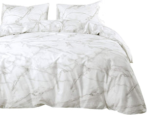 Marble Comforter Set, 100% Cotton - EK CHIC HOME