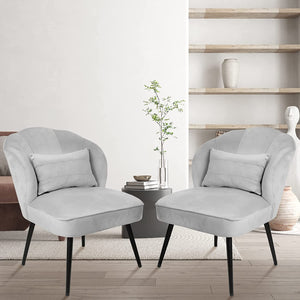 Accent Chairs Set of 2, Living Room - EK CHIC HOME