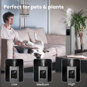 Large Floor Humidifiers for Bedroom Large Room, Cool Mist Humidifiers - EK CHIC HOME