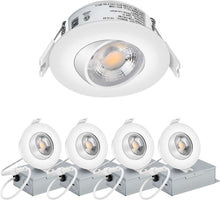 Load image into Gallery viewer, (4 Pack)  3 inches LED  Lights-Directional Adjustable - EK CHIC HOME