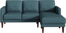 Load image into Gallery viewer, Convertible Sectional Sofa Couch with Chaise - EK CHIC HOME