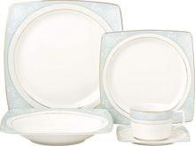 Load image into Gallery viewer, Vintage Gold Dot 20-pc Dinnerware Set &#39;Pure Gold&#39;, Premium - EK CHIC HOME