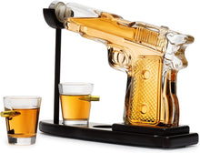Load image into Gallery viewer, Pistol Whiskey &amp; Wine Decanter Law Enforcement Gifts - EK CHIC HOME
