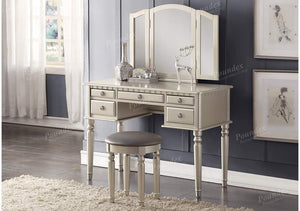 CHIC Collection Vanity Set with Stool - EK CHIC HOME